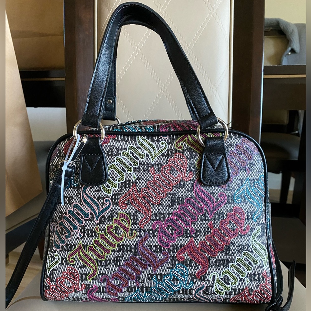 Juicy Couture Lock N Chain Satchel Handbag - Picture 5 of 11